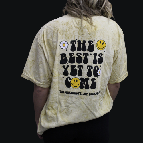 The Best is Yet to Come Tee - Tie Dye Citrine