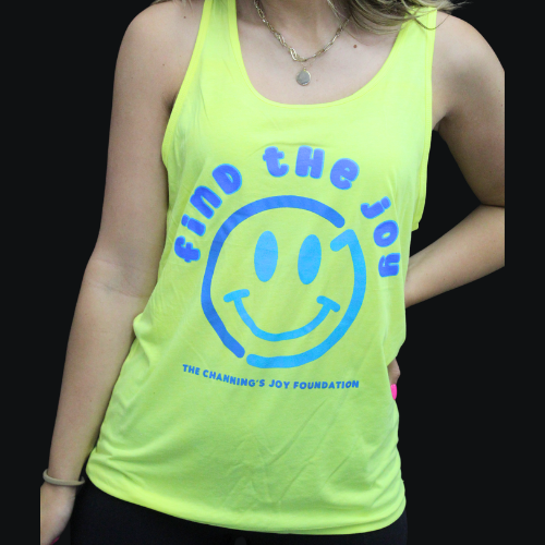 Find the Joy Tank - Neon Yellow