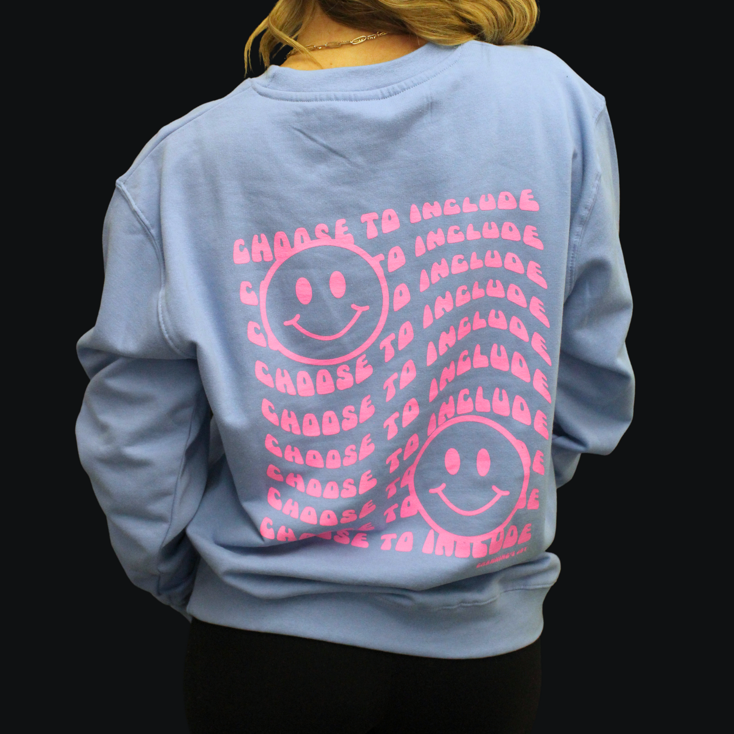 Choose to Include Adult Crewneck - Light Blue