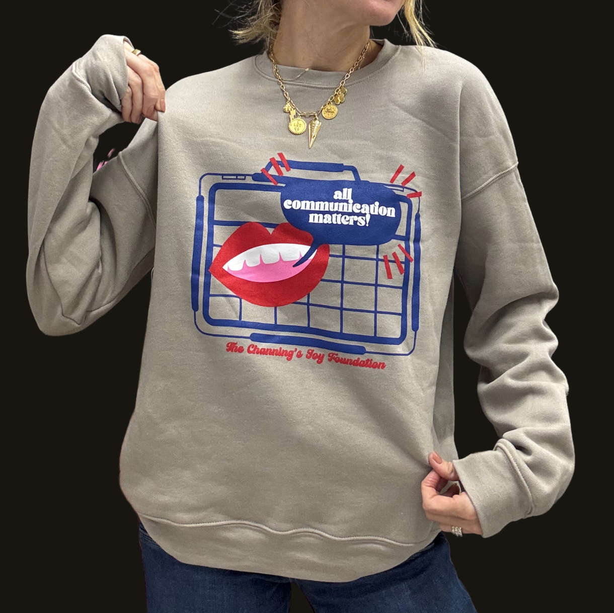 Adult AAC All Communication Matters - Crewneck